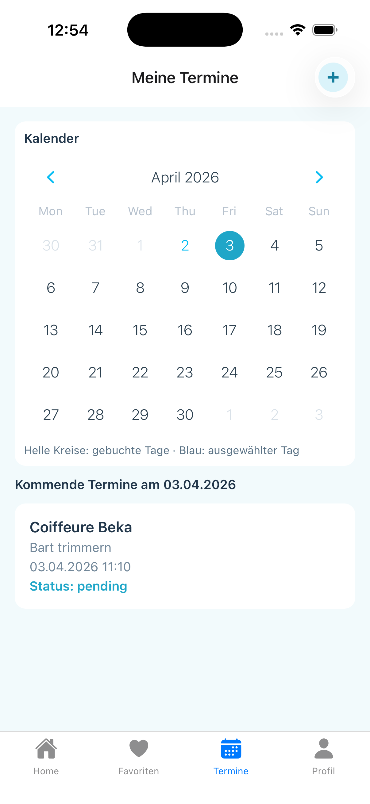Zeit buchen & Termin behalten